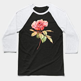 CARNATION RED FLOWERS SPRING BLOOMS LOVE FAMILY MOTHERS DAY Baseball T-Shirt